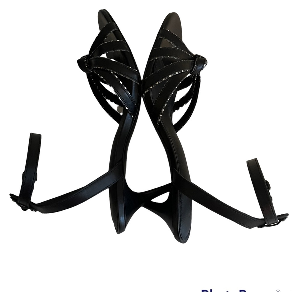 Coach Black Strappy Sandals - Picture 5 of 8